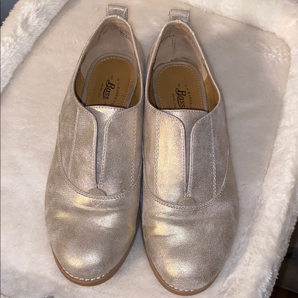 Bass Women's Metallic Slip-On Shoes